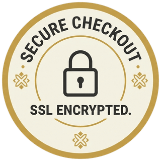 Secure checkout, SSL encrypted seal